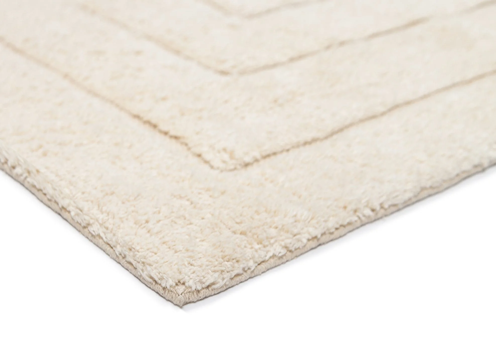 Allison Cream Beige Modern Cotton Washable Rug - Image 11