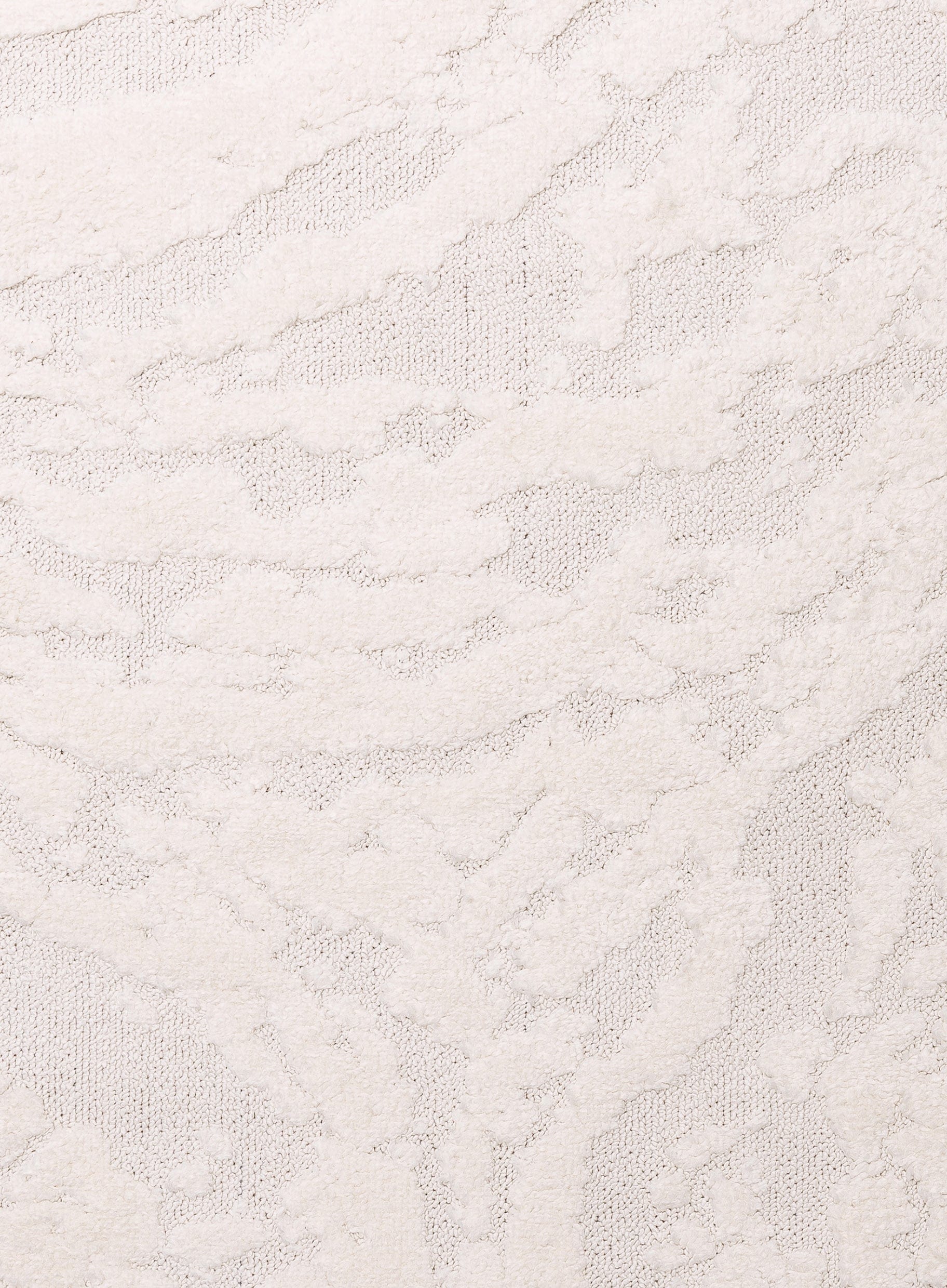 Alturra Ivory Cream Abstract Textured Rug - Image 9