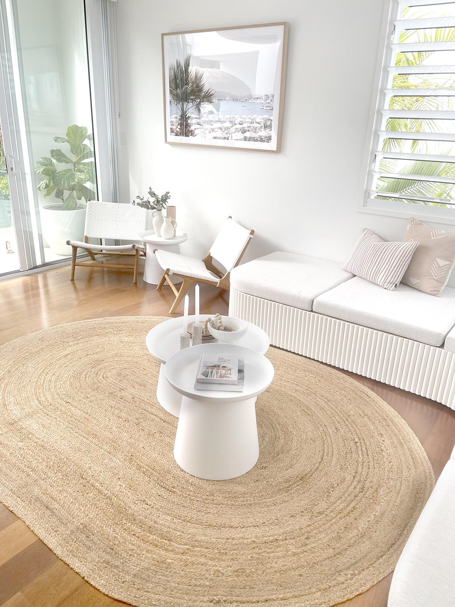 Amber Natural Braided Oval Jute Rug - Image 4