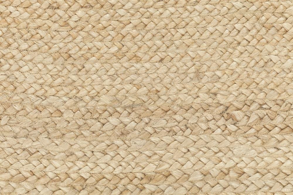 Amber Natural Braided Oval Jute Rug - Image 9