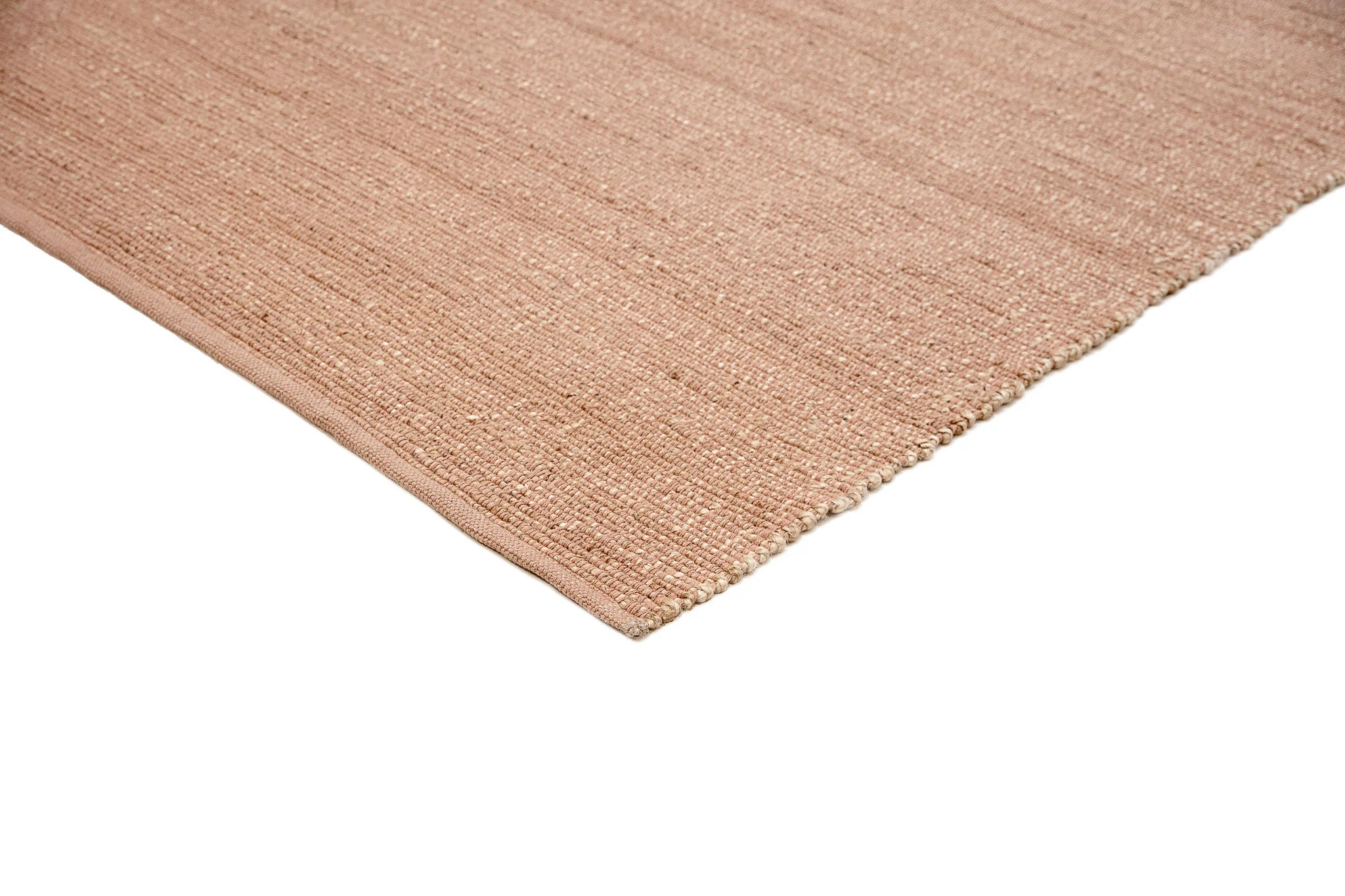 Briony Peach Flatweave Jute and Cotton Rug - Image 2