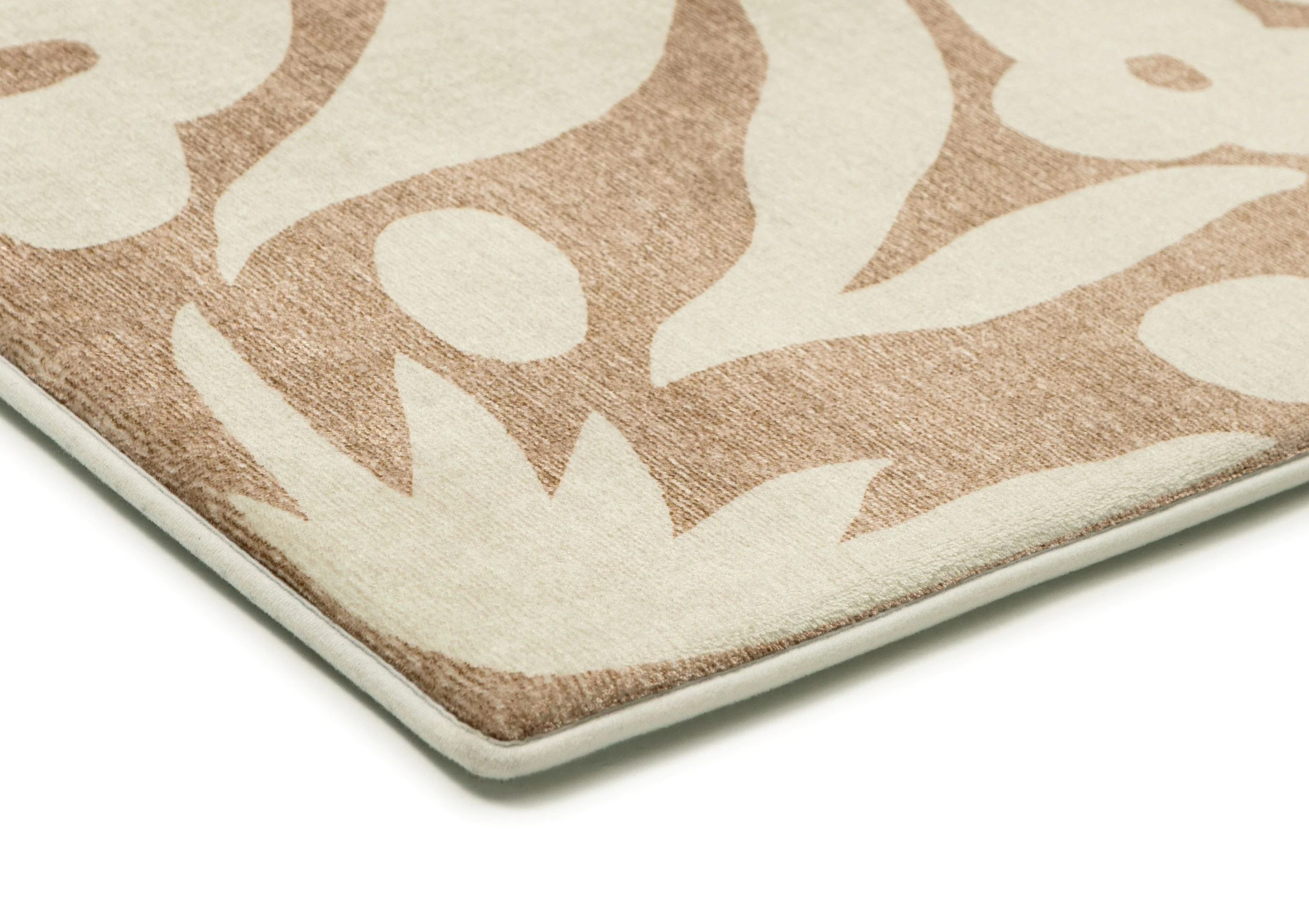 Calo Beige and Brown Floral Rollie Pollie Playmat - Image 2
