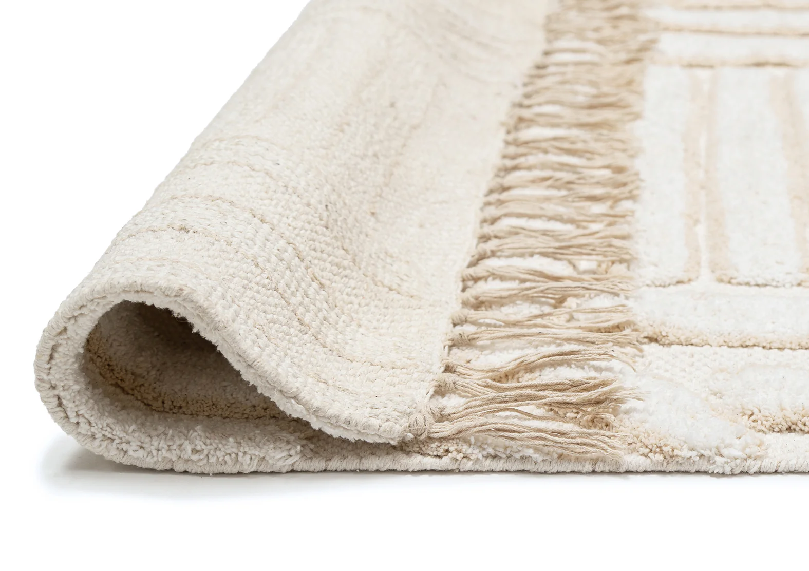 Etta Ivory Geometric Washable Bath Mat - Image 12
