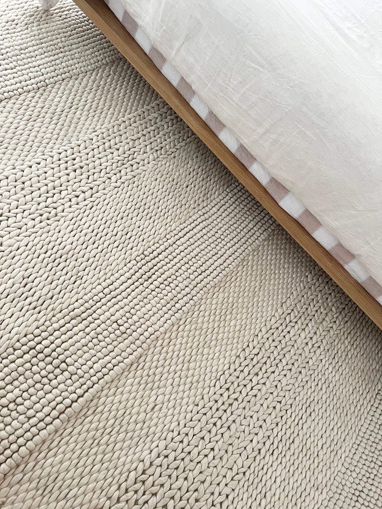Fleur Ivory Braided and Looped Rug - Image 19