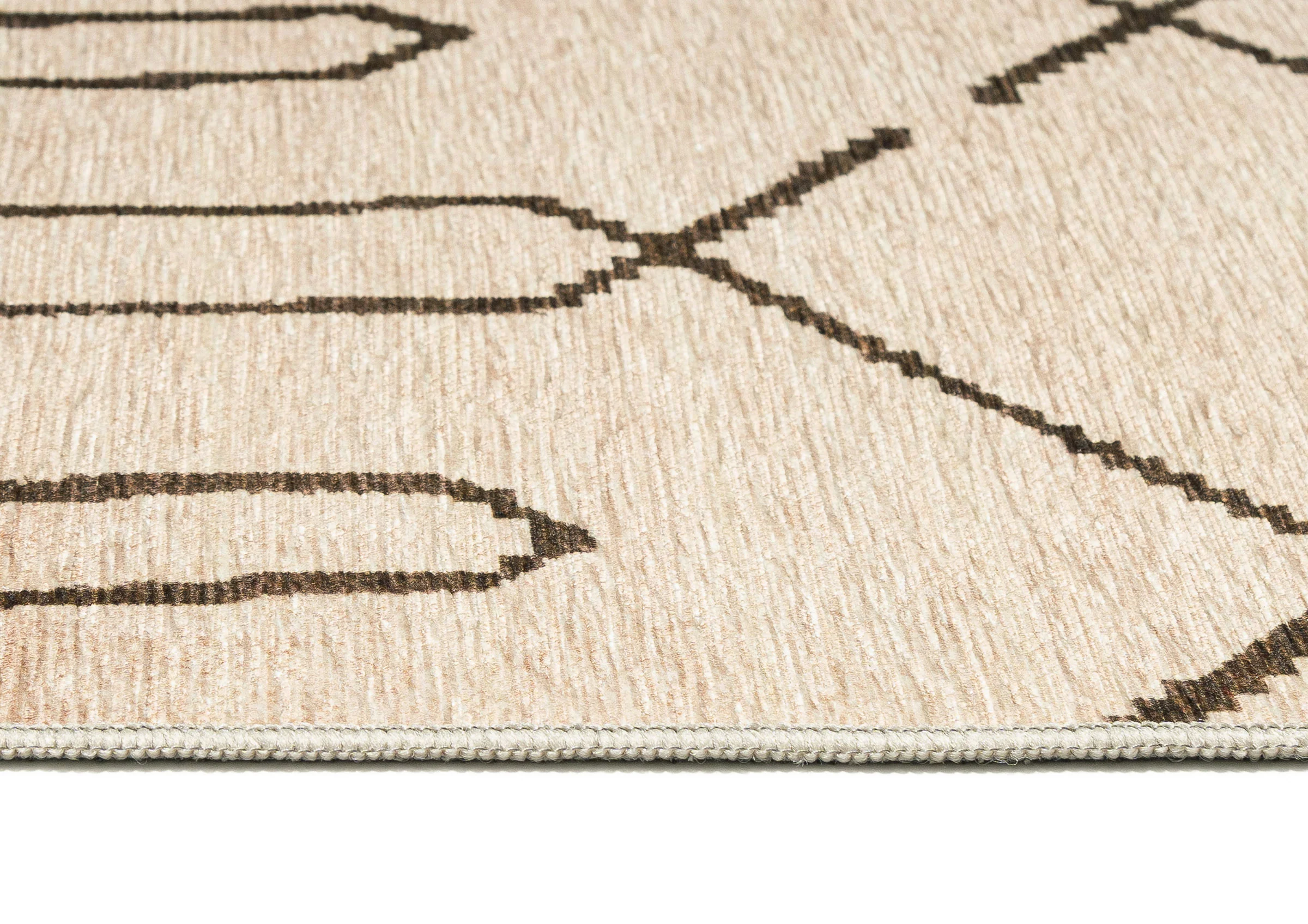 Fralyn Brown Beige Indoor Outdoor Washable Rug - Image 11