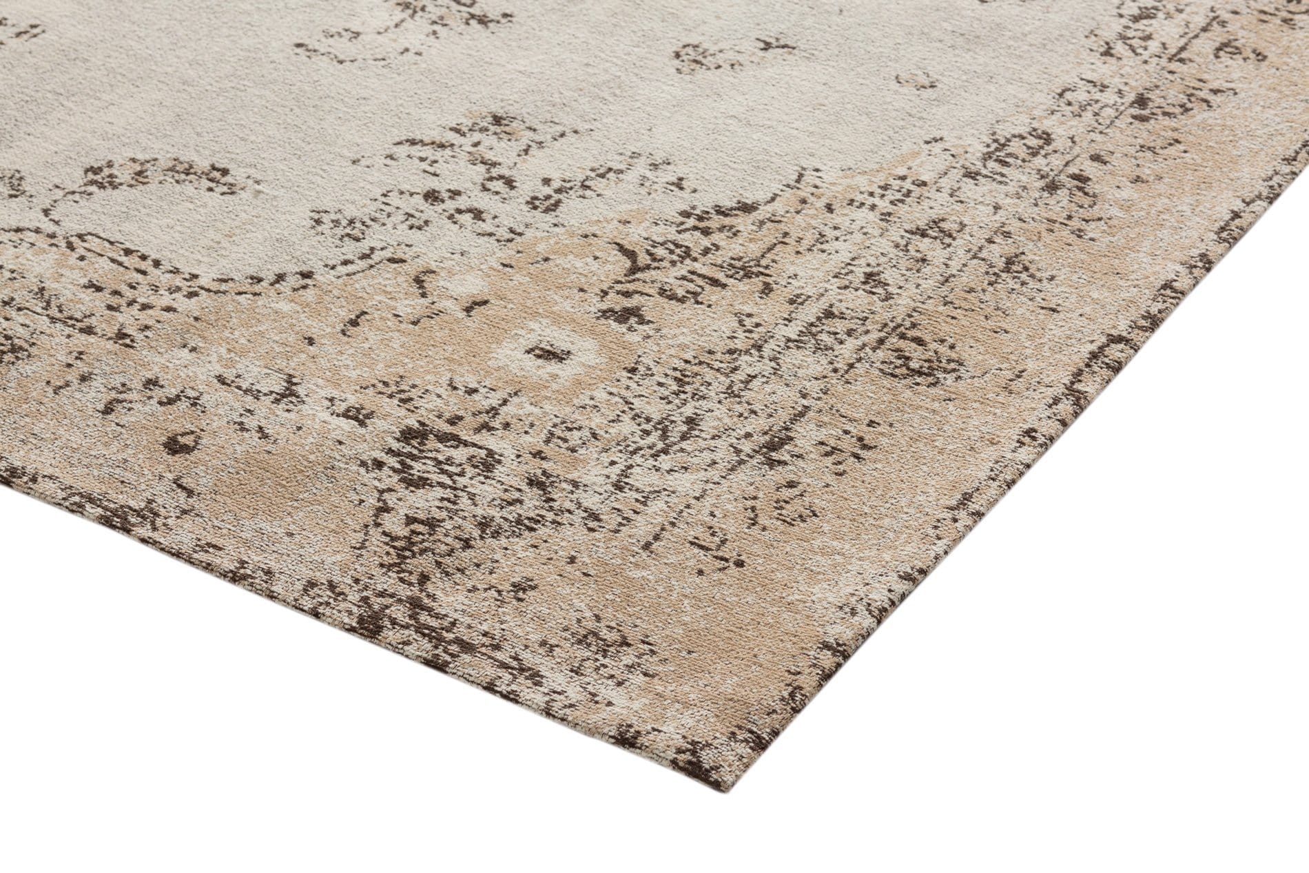 Helena White and Peach Turkish Style Distressed Rug - Image 13