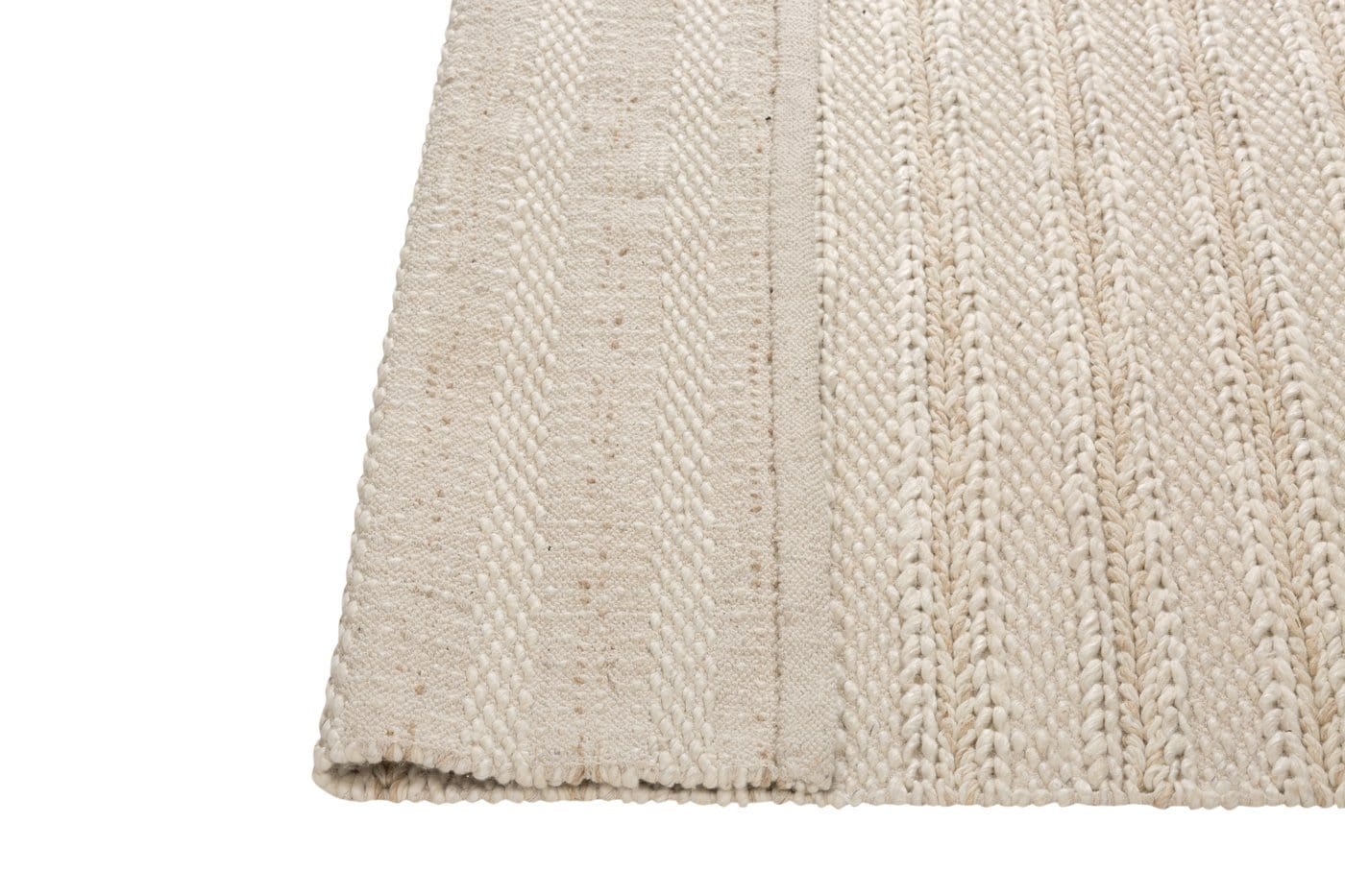 Isabella Marbled Ivory and Beige Braided Rug - Image 19