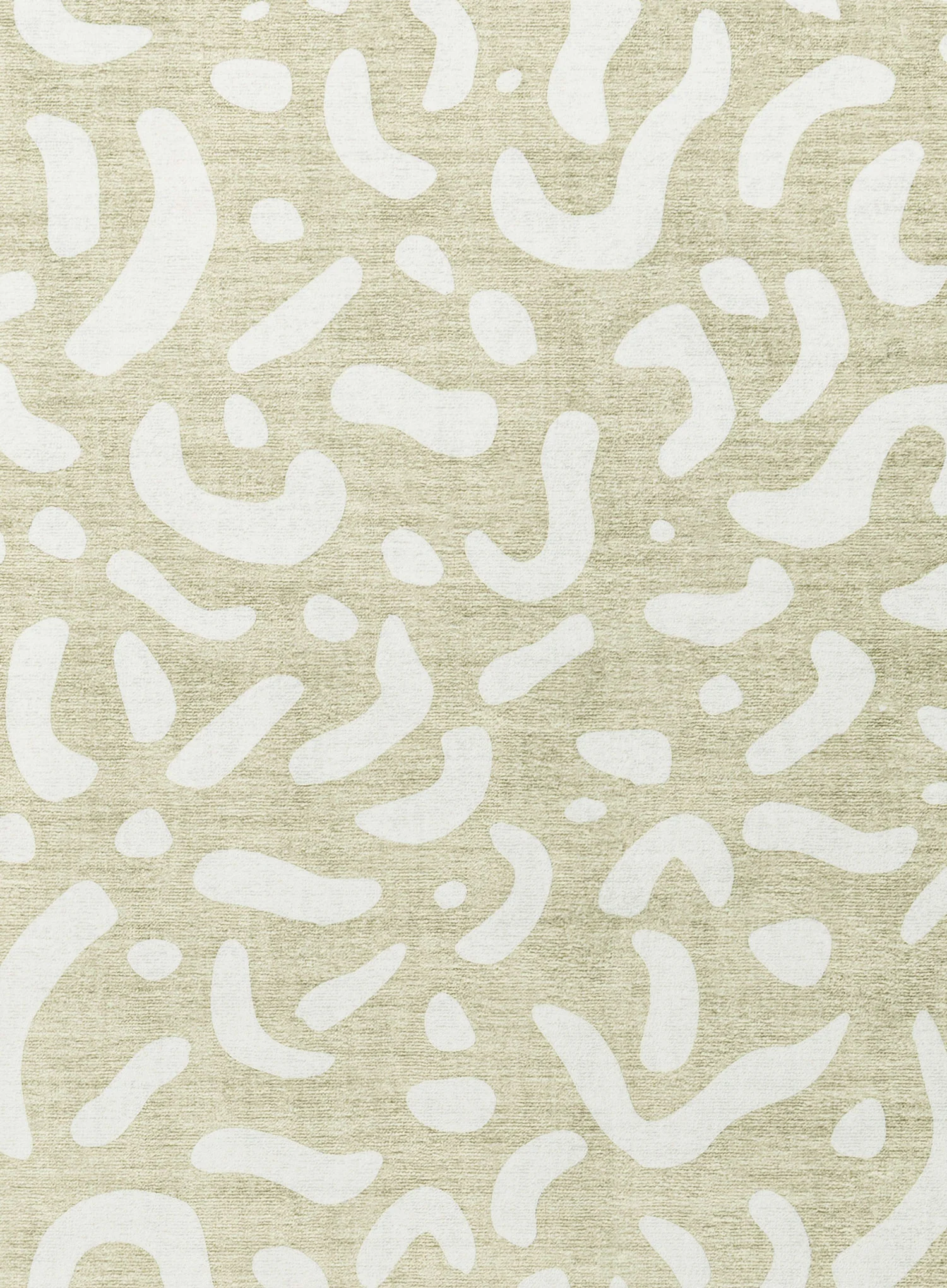 Jema Beige Abstract Rollie Pollie Round Playmat - Image 4