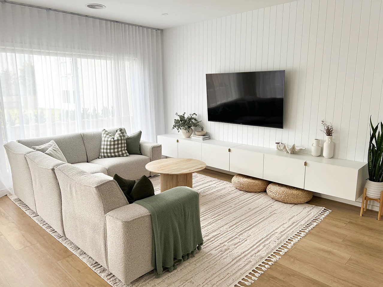 Leilani Ivory Cream Textured Rug - Image 3