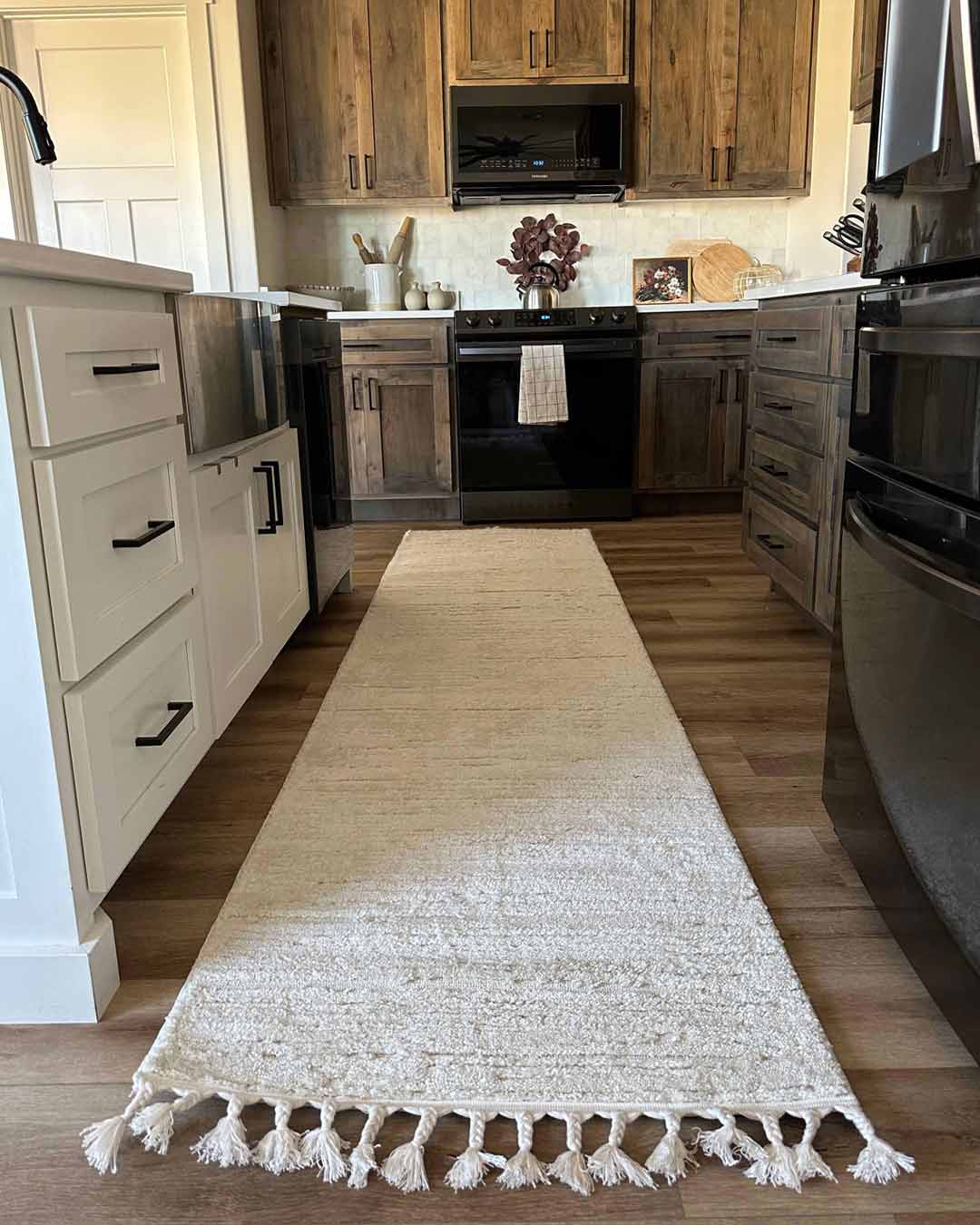 Leilani Ivory Cream Textured Runner Rug - Image 7