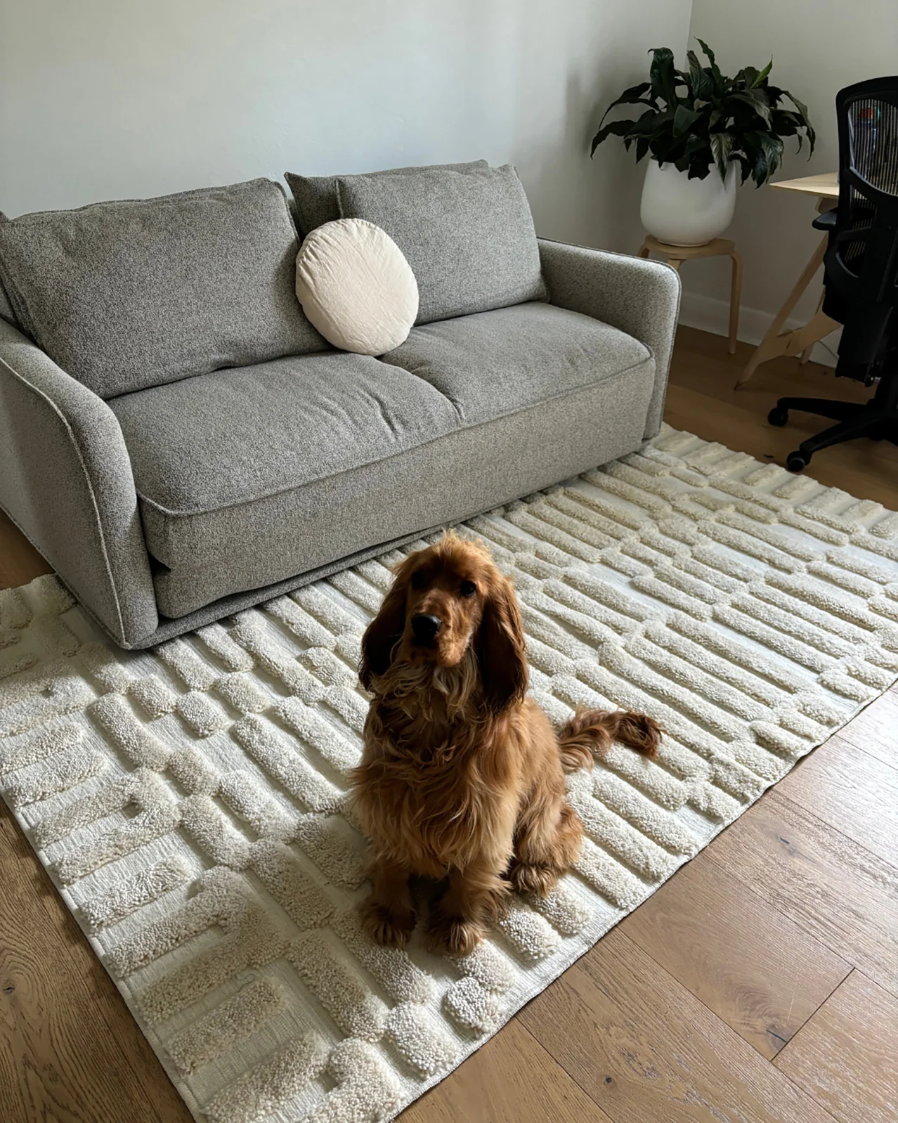Leneisy Ivory Abstract Rug - Image 8