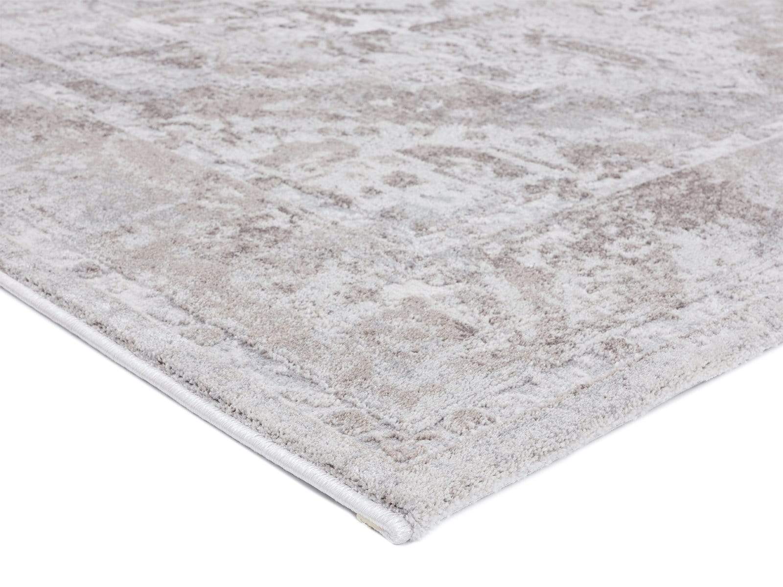 Morgan Beige and Brown Transitional Distressed Medallion Rug - Image 11