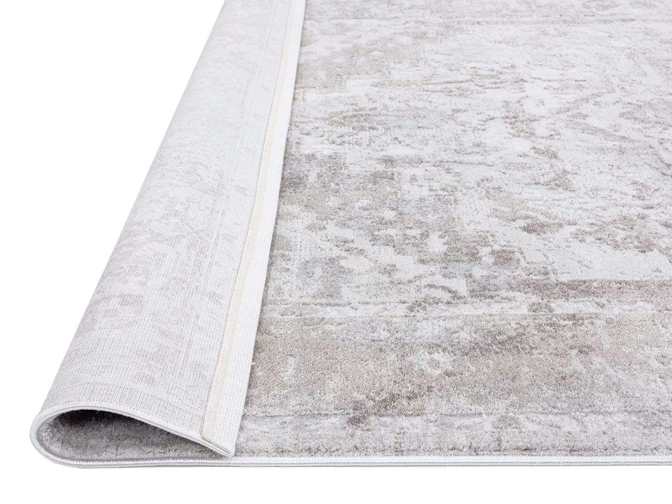 Morgan Beige and Brown Transitional Distressed Medallion Rug - Image 13