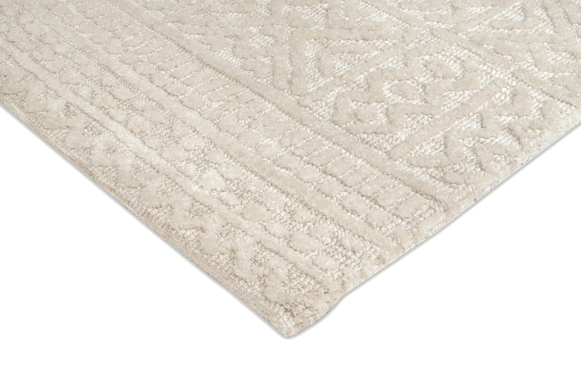 Neewa Beige and Ivory Tribal Transitional Rug - Image 10
