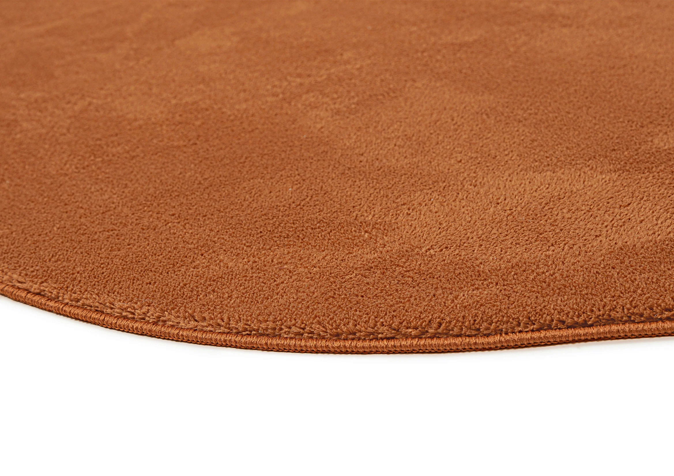 Oluchi Terracotta Brown Irregular Washable Rug - Image 6