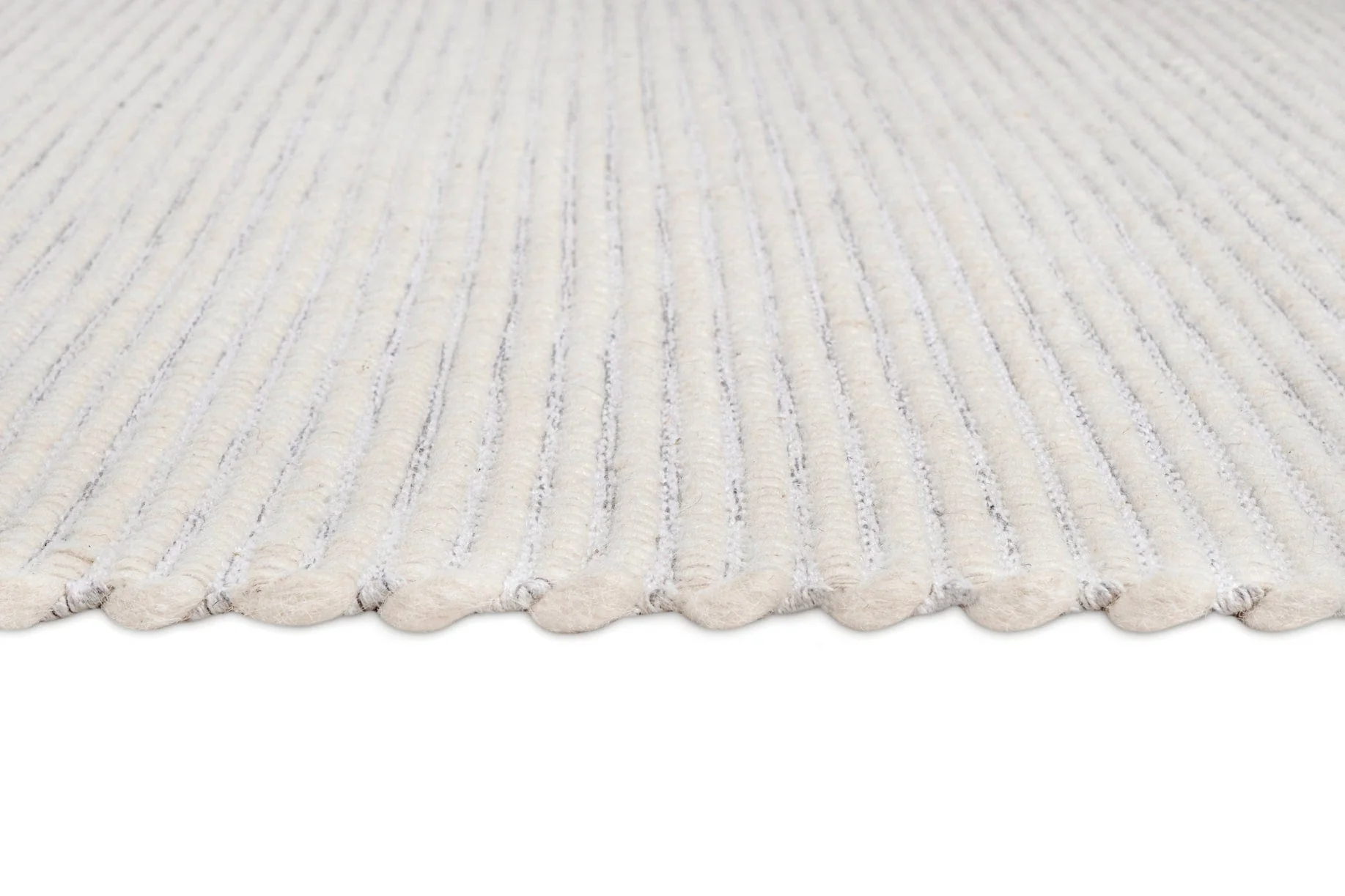 Pella Cream and Grey Textured Flatweave Rug - Image 20