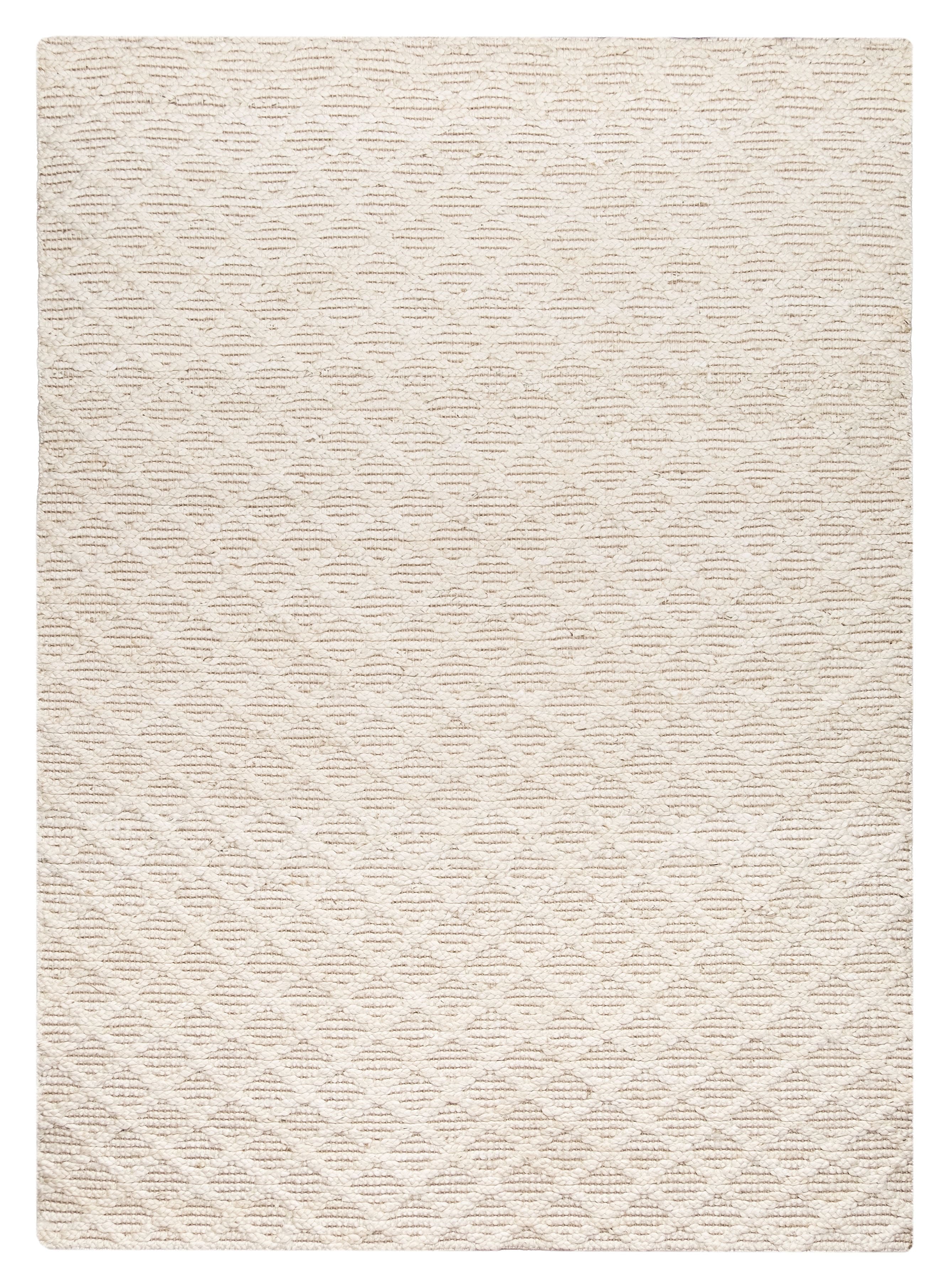 Piper Diamond Bleached Jute Rug