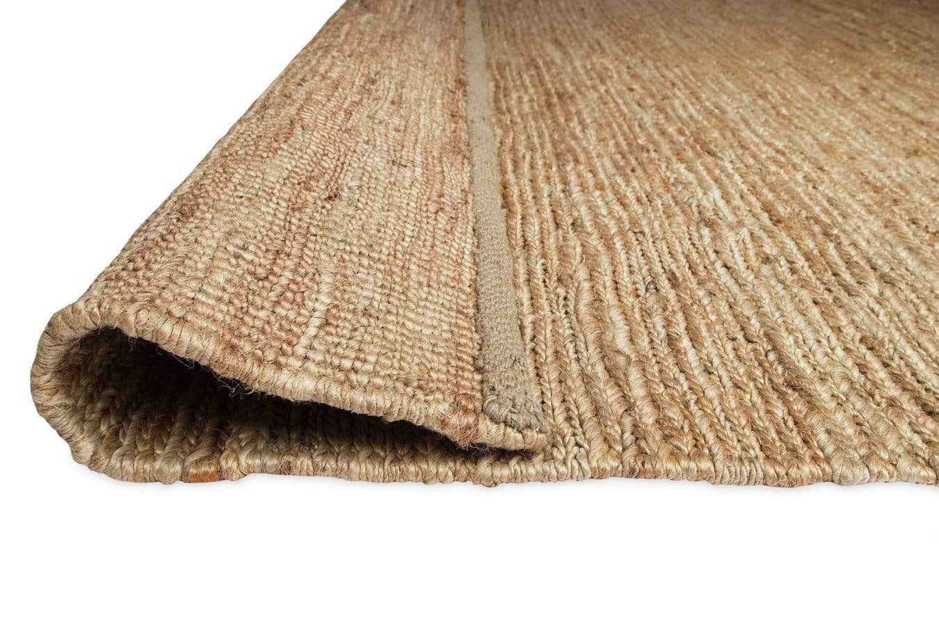 Raven Natural Tan Braided Jute Rug - Image 10