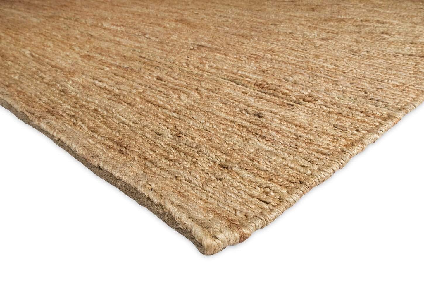 Raven Natural Tan Braided Jute Rug - Image 8