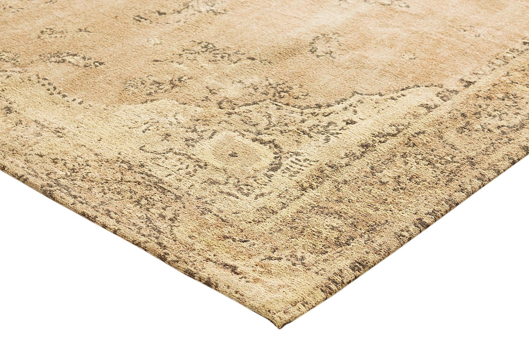 Sadie Coral Peach Turkish Style Distressed Rug - Image 11