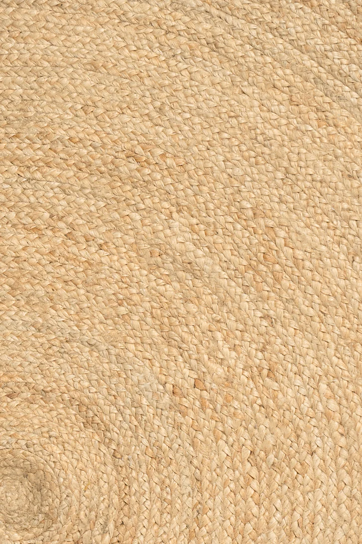 Sayulita Natural Hand-Braided Round Jute Rug - Image 14