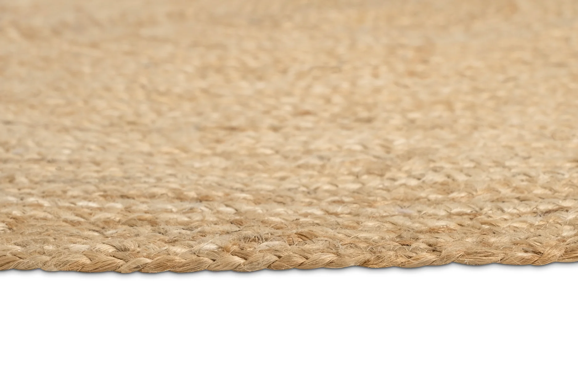 Sayulita Natural Hand-Braided Round Jute Rug - Image 15
