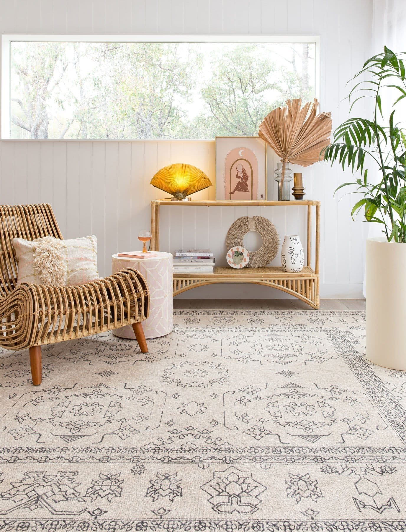 Sienna Beige and Black Scandi Pattern Rug - Image 15