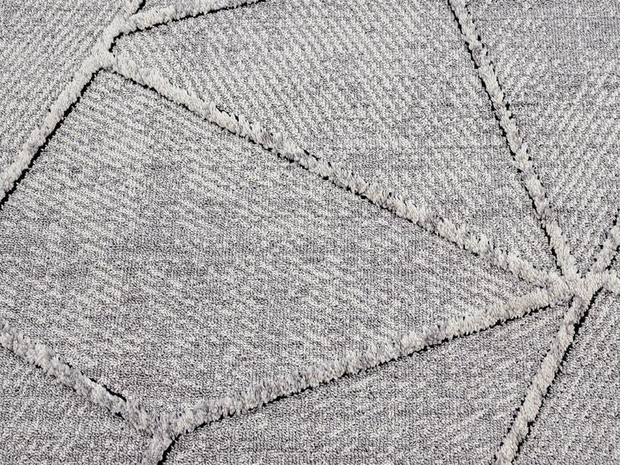 Soraya Grey Abstract Textured Rug - Image 10
