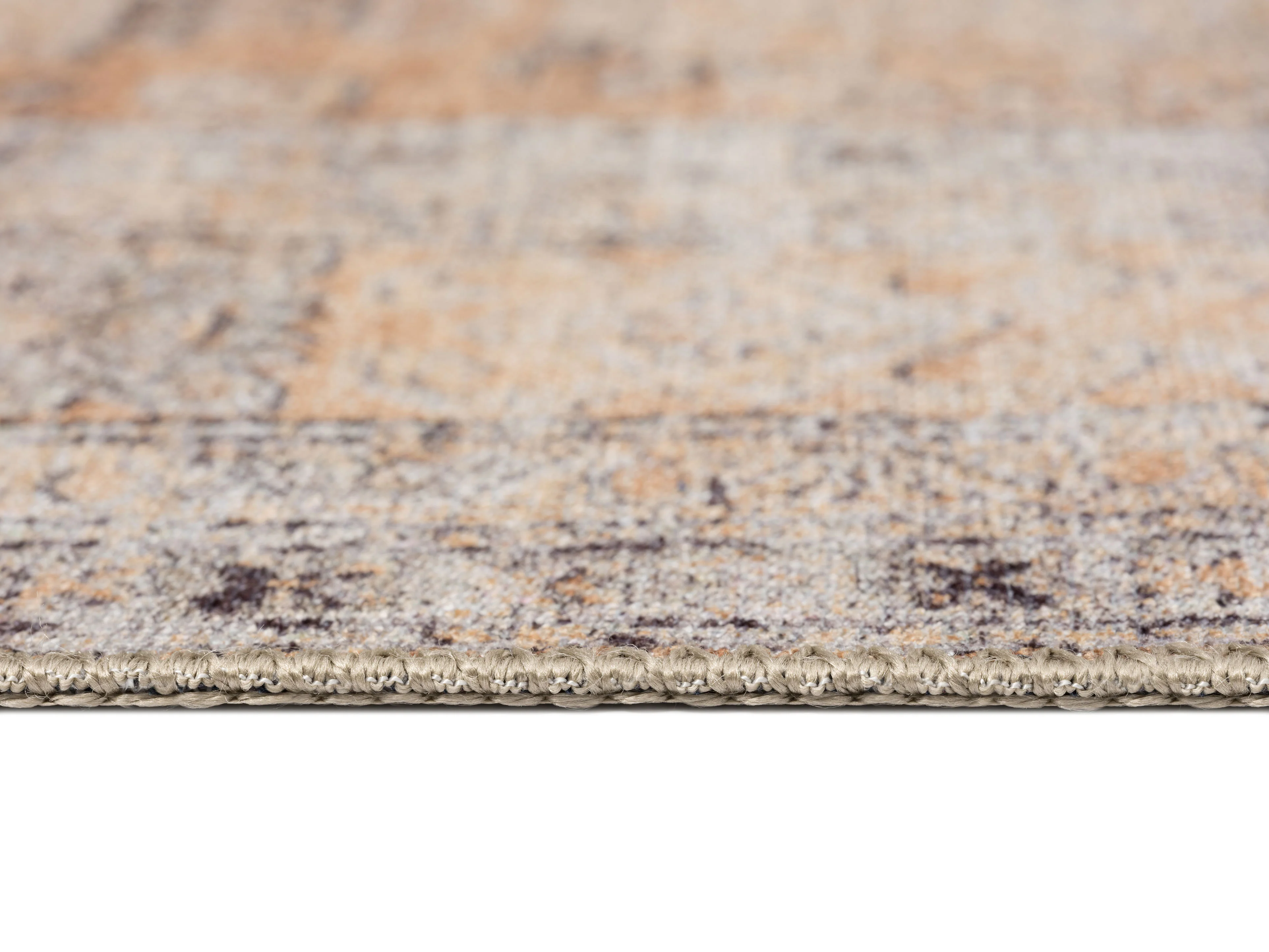 Sydelle Brown and Grey Traditional Distressed Washable Rug - Image 19