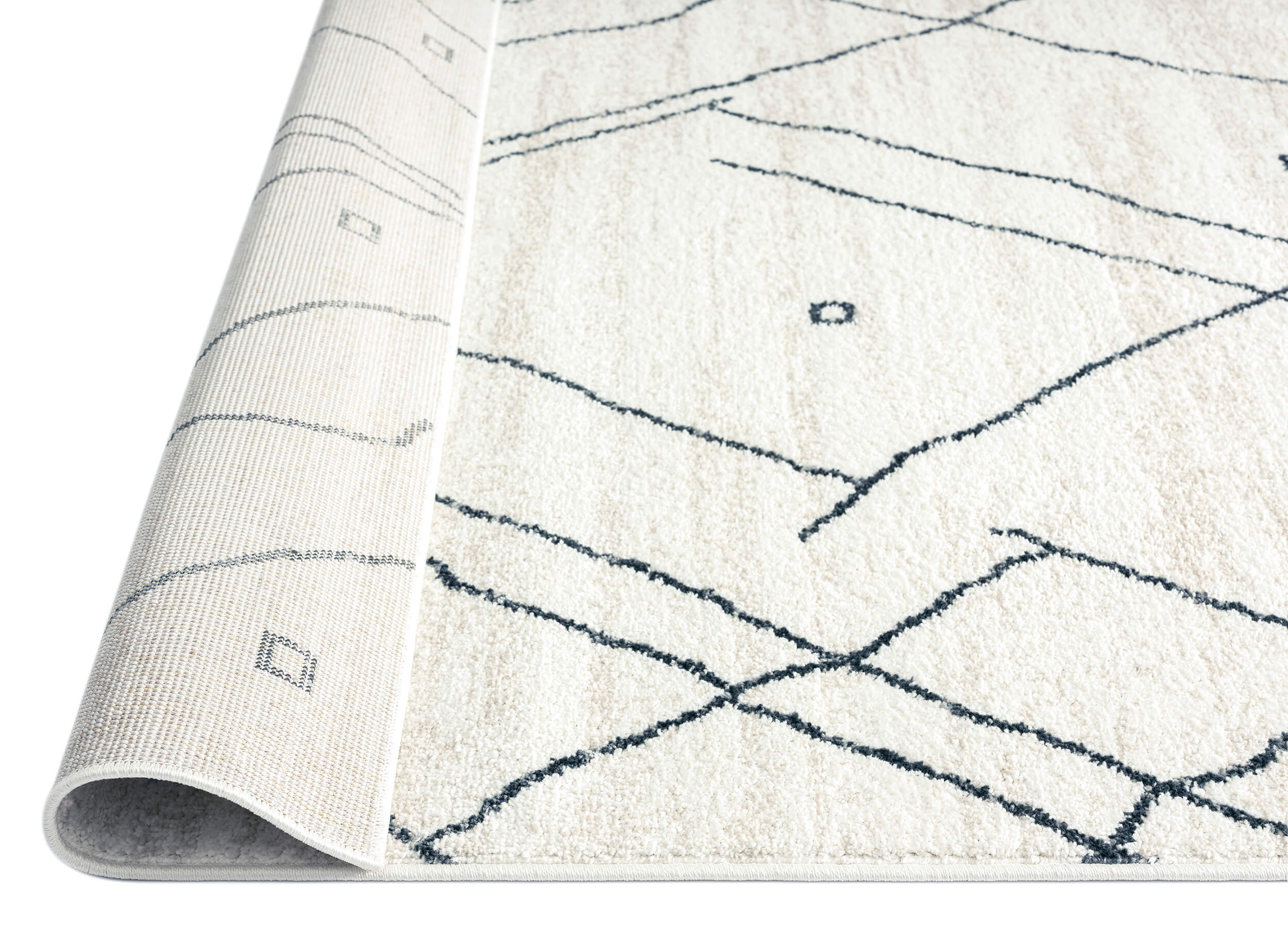 Taryn Grey and Ivory Abstract Tribal Rug - Image 8