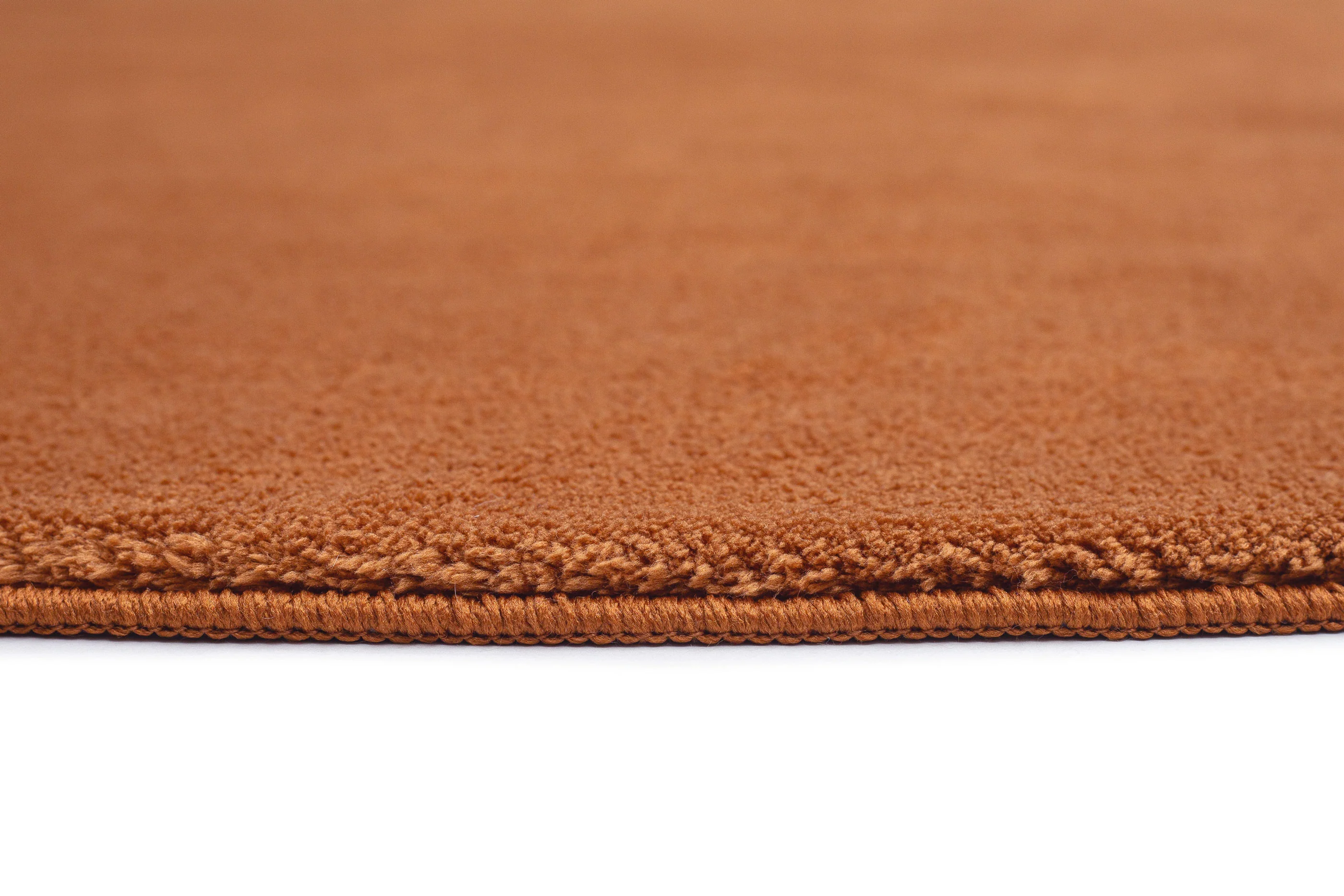 Yasha Terracotta Brown Irregular Round Washable Rug - Image 10